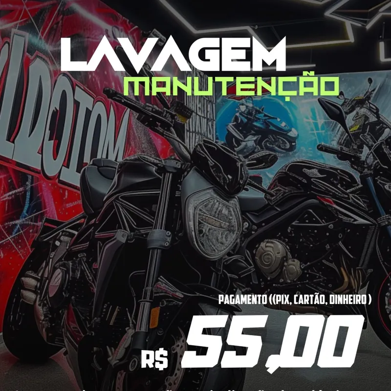 Lavagem de Moto